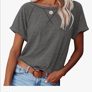 NWOT!! Dark Gray, Short-Sleeve, T-Shirt. Size Medium.